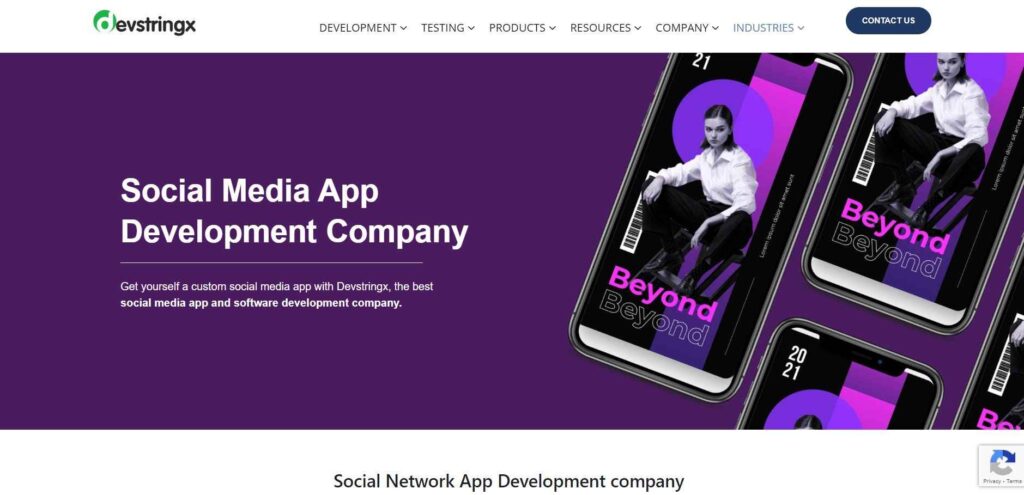 Devstringx Social Media App Development image
