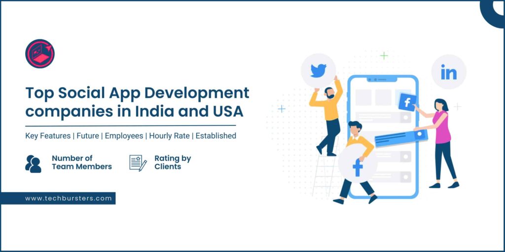 feature image of social media app development company