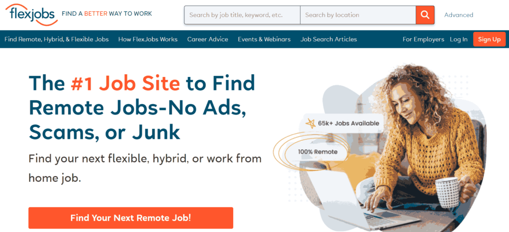 Feature image of Flexjobs