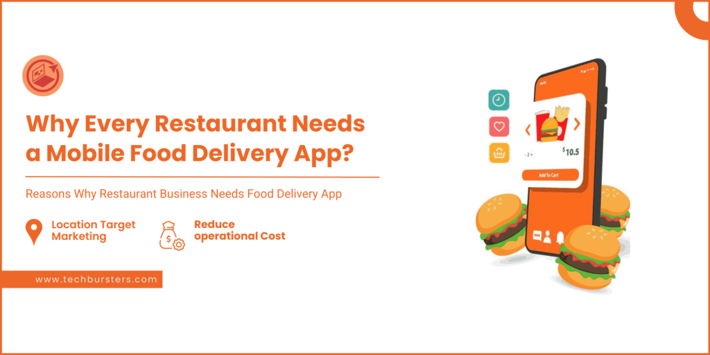 Feature image for food delivery app blog